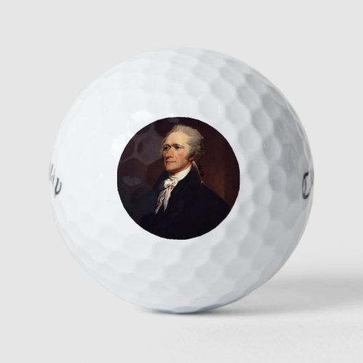 Alexander Hamilton: stichter van de VS, historisch Golfballen (Voorkant)