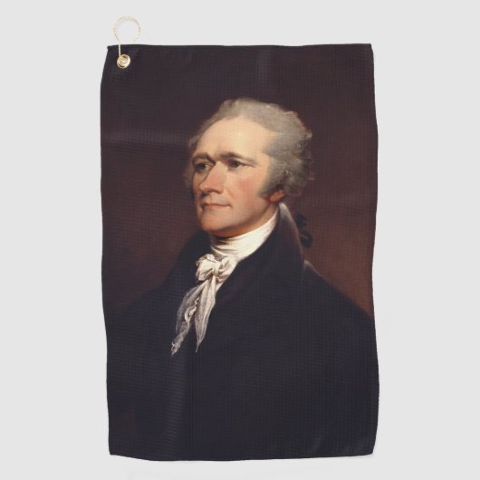 Alexander Hamilton: stichter van de VS, historisch Golfhanddoek (Voorkant)