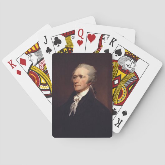Alexander Hamilton: stichter van de VS, historisch Pokerkaarten (Achterkant)