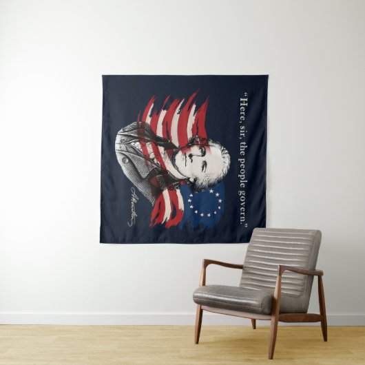 Alexander Hamilton Wandkleed (In Situ (horizontaal))