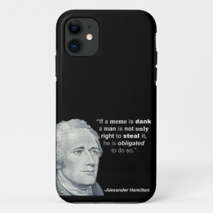 Alexander Hamilton's dank Meme - Telefoonzaak iPhone 11 Hoesje