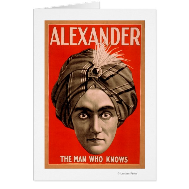 Alexander het Man dat het Magische Poster kent (Voorkant)