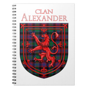 Alexander Hunting Tartan Scottish Pset Notitieboek