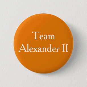 Alexander II, koning der Schotten Ronde Button 5,7 Cm