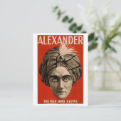 "Alexander : L'homme qui connaît" carte Vintage (Debout devant)