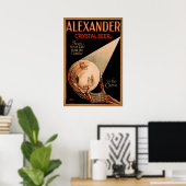ALEXANDER Magicien Illusionniste VAUDEVILLE Poster (Bureau à domicile)
