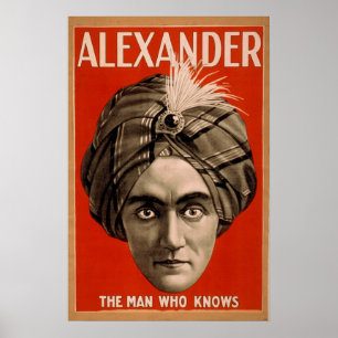 ALEXANDER Magicische illusionist VAUDEVILLE Poster
