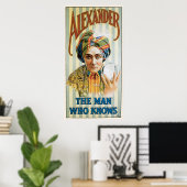 Alexander ~ Mentalist Physic Magic Ad Poster (Thuiskantoor)