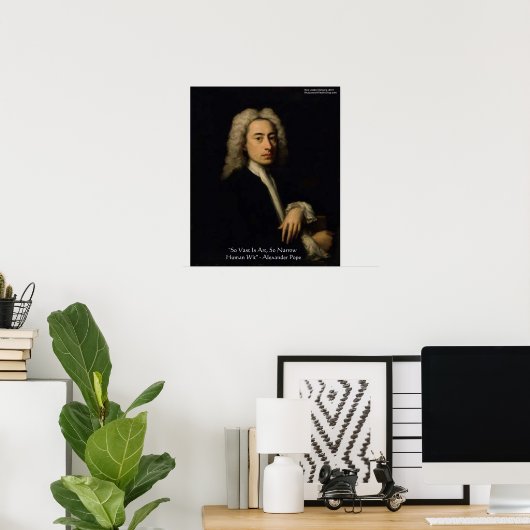 Alexander Pope "Art Vs Wit" Posters (Thuiskantoor)