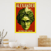 Alexander ~  Poster van de Magicische  (Keuken)