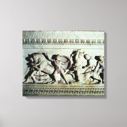 Alexander Sarcophagus Canvas Afdruk (Voorkant)
