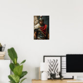 Alexander the Great Portrait Poster avec casque (Bureau à domicile)