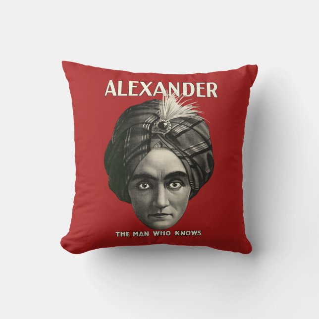 Alexander The Man Who know - Pillow Kussen (Voorkant)