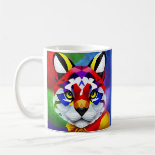Alexander's Cat blauwe rechterhand mok