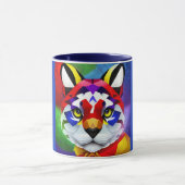 Alexander's Cat navy blue center combo mug (Centre)