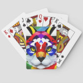 Alexander's Cat wit Poker speelkaarten (Achterkant)