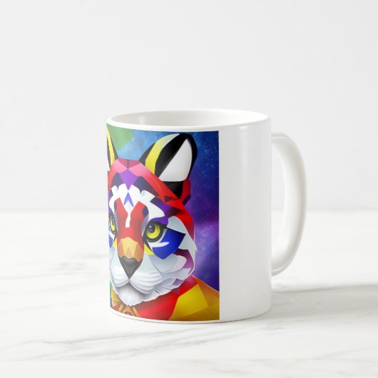Alexander's Cat witte midden mok (Voorkant rechts)
