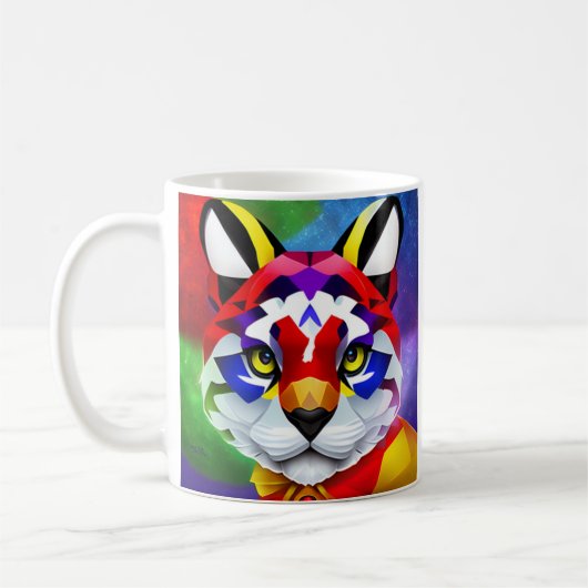 Alexander's Cat witte rechterhand mok (Links)
