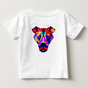 Alexander's Dog baby witte T-shirt achterkant