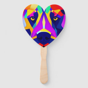 Alexander's Dog hart hand fans Handwaaier
