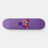 Alexander's Dog paarse skateboard (Horizontaal)