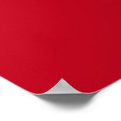Alexander's Dog red value matte poster (Coin)