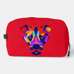 Alexander's Dog rode dopp kit toilettas Toilettasje