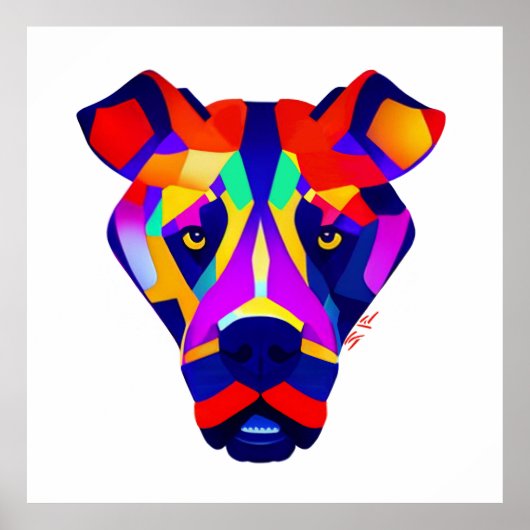 Alexander's Dog witte matte poster (Voorkant)