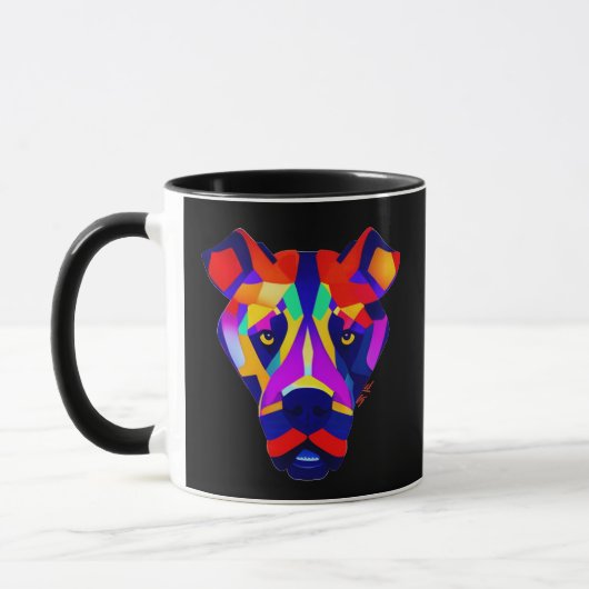 Alexander's Dog zwarte combo mok (Links)