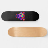 Alexander's Dog zwarte skateboard (Horizontaal)