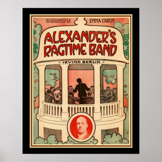 Alexander's Ragtime Band Poster (Voorkant)