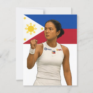 Alexandra Eala – Guadalajara Kampioen 2025 Briefkaart