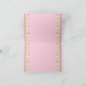 Alexandra Pink Modern Circles Kaart (Binnen)