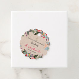 Alexandra Scalloped Favor Tag Bedankjes Labels