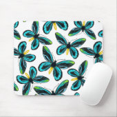 Alexandra's vogelvleugelvlinder muismat (Met muis)