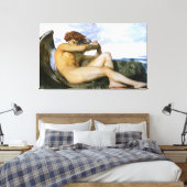 Alexandre Cabanel - Gevallen engel Canvas Afdruk (Insitu (Slaapkamer))