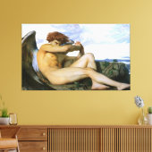 Alexandre Cabanel - Gevallen engel Canvas Afdruk (Insitu (Woonkamer))