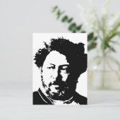 Alexandre Dumas Briefkaart (Staand voorkant)
