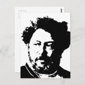 Alexandre Dumas Briefkaart (Voorkant / Achterkant)