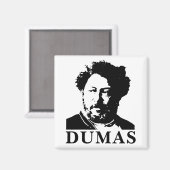 Alexandre Dumas Magneet (Voorkant / Achterkant)