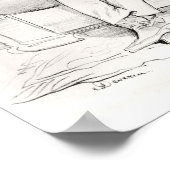 Alexandre Dumas Pere Poster (Hoek)