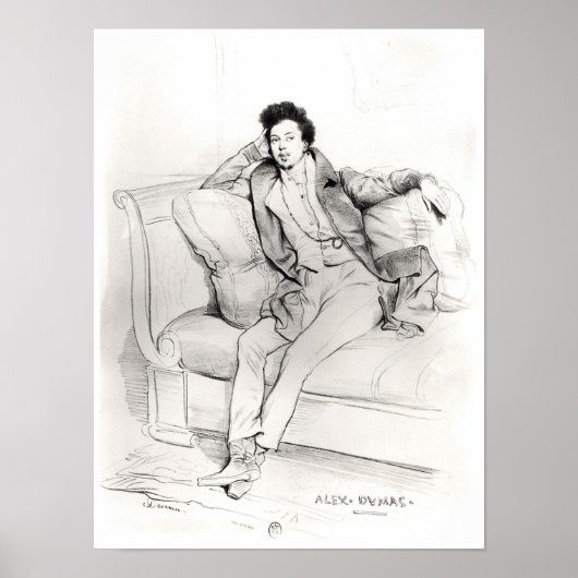 Alexandre Dumas Pere Poster (Voorkant)