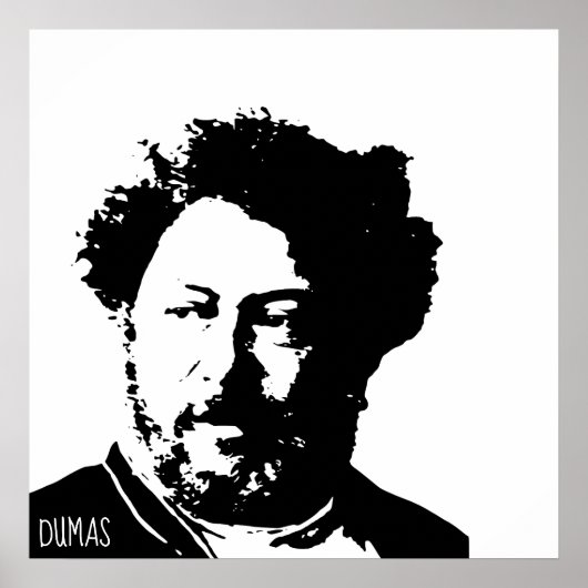 Alexandre Dumas Poster (Voorkant)