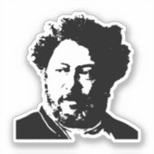 Alexandre Dumas Sticker (Voorkant)