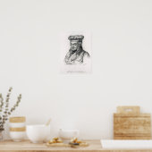 Alexandre Grimod de la Reyniere Poster (Keuken)