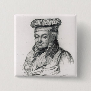 Alexandre Grimod de la Reyniere Vierkante Button 5,1 Cm