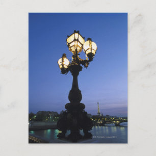 Alexandre III Bridge in Parijs Briefkaart
