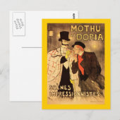 Alexandre Theophile Steinlen Mothu et Doria Briefkaart (Voorkant / Achterkant)