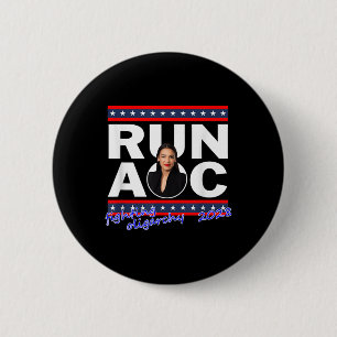 Alexandria 2028 AOC voor President 2028 Ronde Button 5,7 Cm