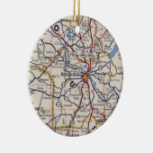 Alexandria LA Kerstornament Keramisch Ornament (Rechts)